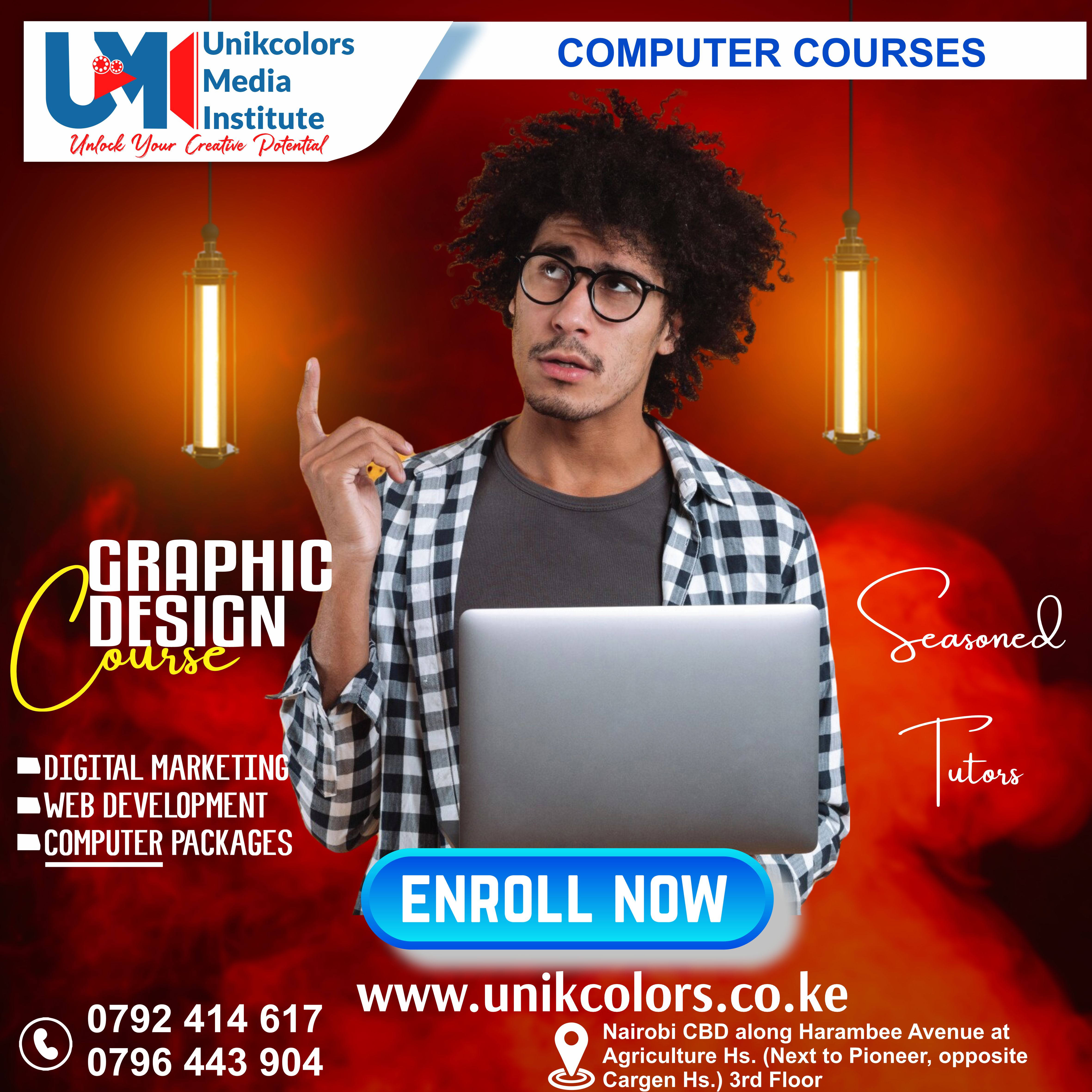 COMPUTER COURSES - DIGITAL MARKETING | GRAPHIC DESIGN | WEB DEVELOPMENT | COMPUTER PACKAGES COURSE